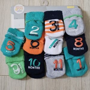 Carter's Milestone Socks Set - Multicolor